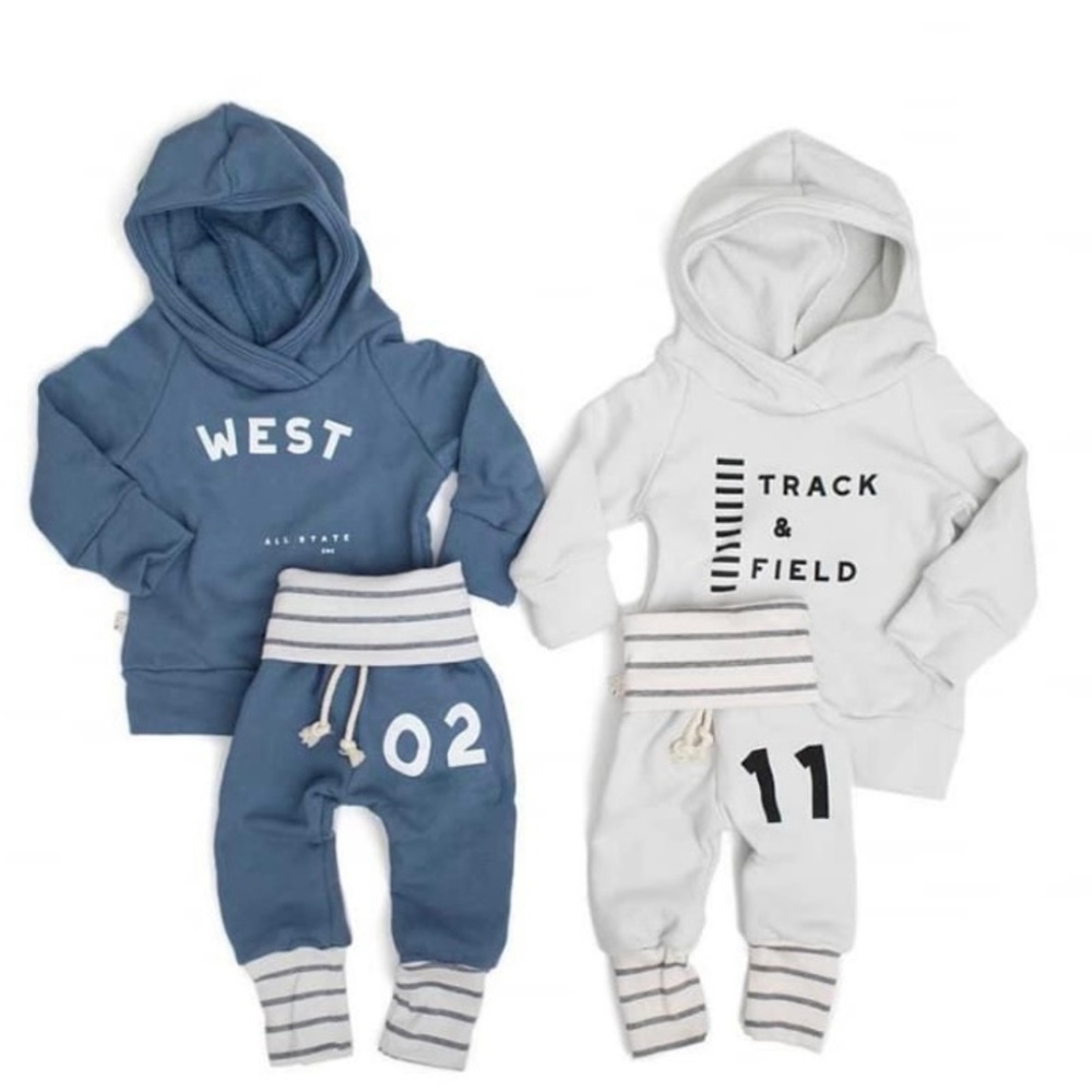 ISO Childhoods West and Track and Field separates or sets